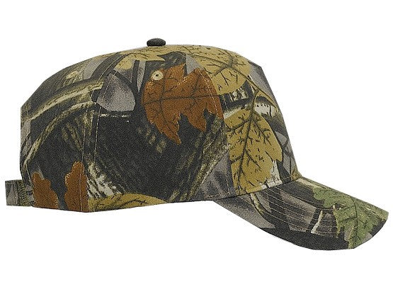 120-838 OTTO CAP Camouflage 5 Panel Mid Profile Style Cap