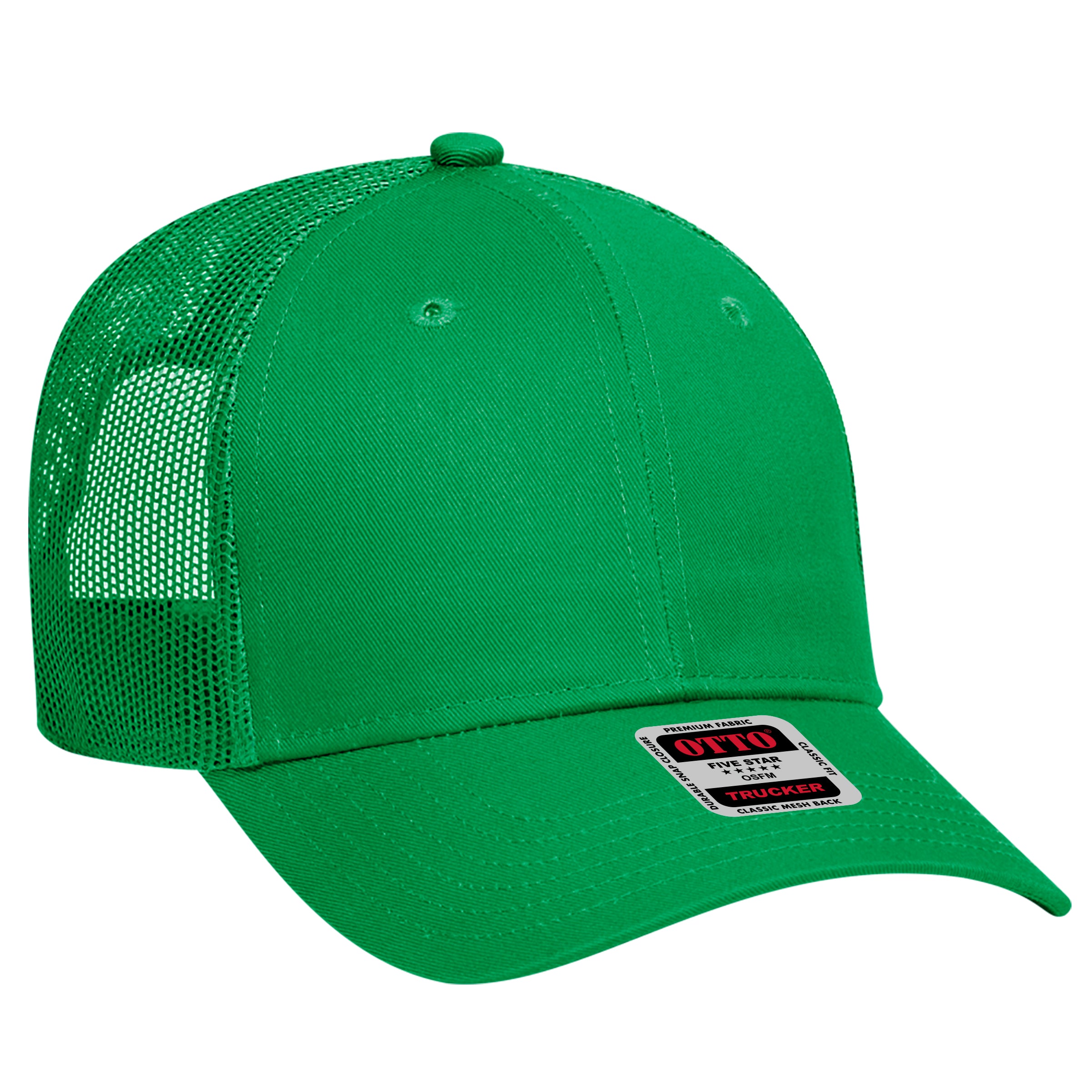 83-473 OTTO CAP 6 Panel Low Profile Mesh Back Trucker Hat