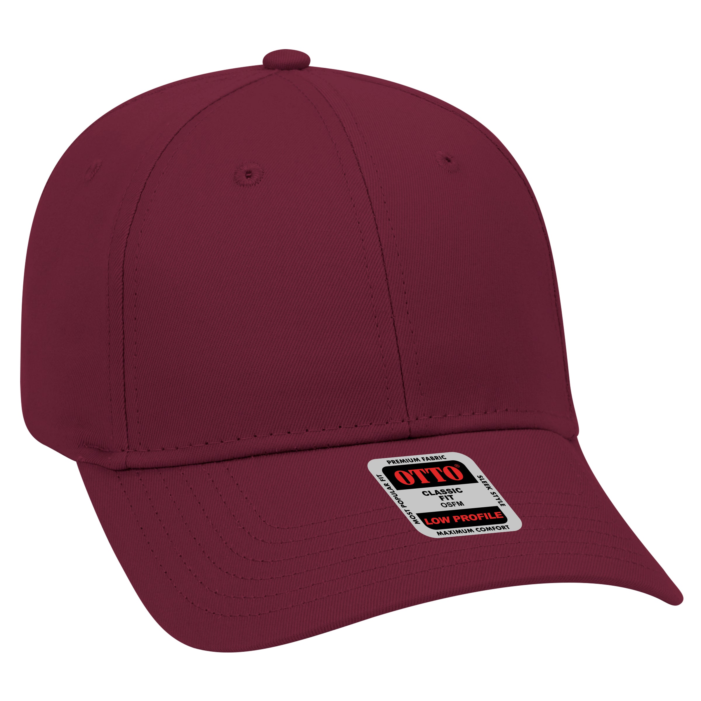19-536 OTTO CAP 6 Panel Low Profile Baseball Cap