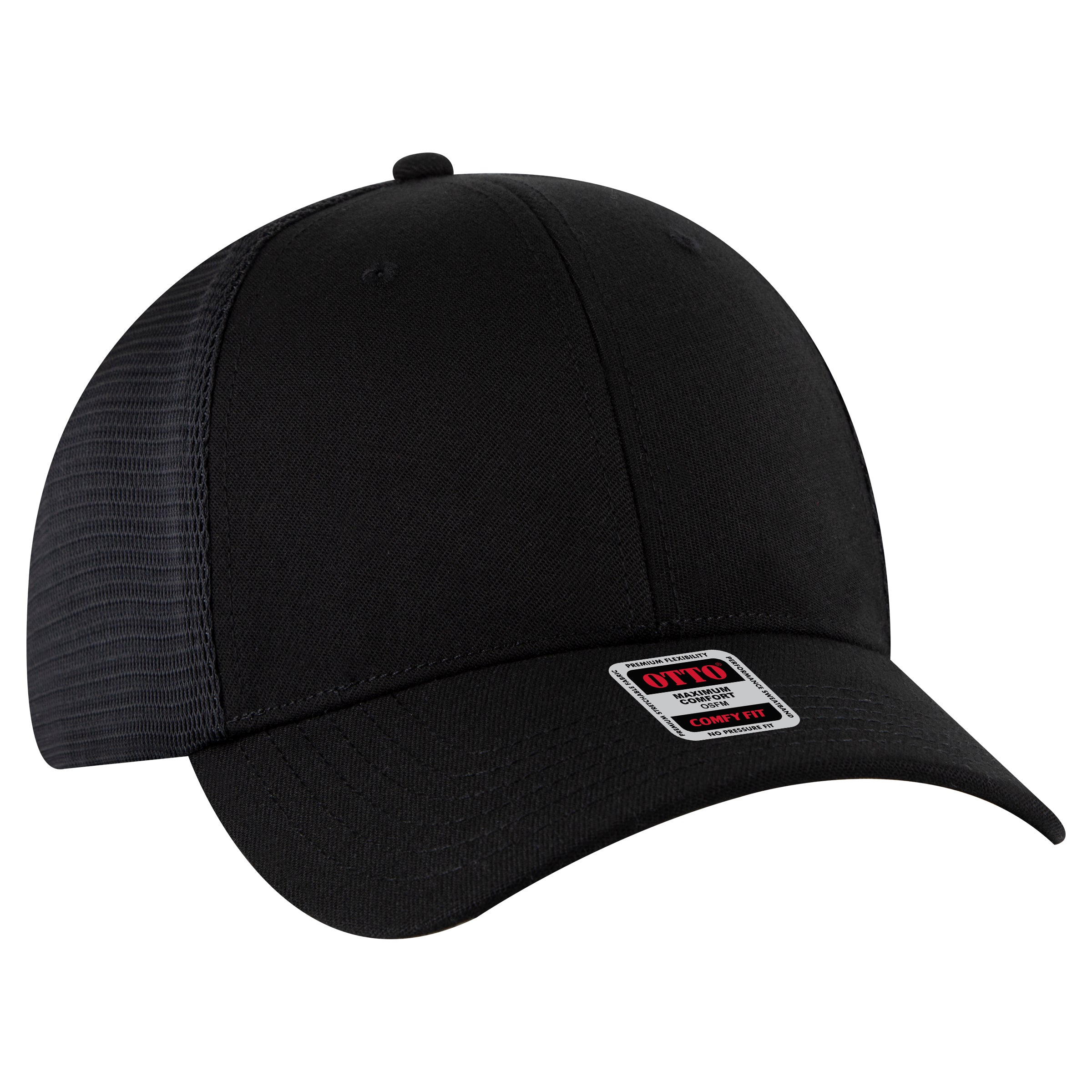 135-1 OTTO CAP "OTTO FLEX" 6 Panel Low Profile Mesh Back Trucker Hat