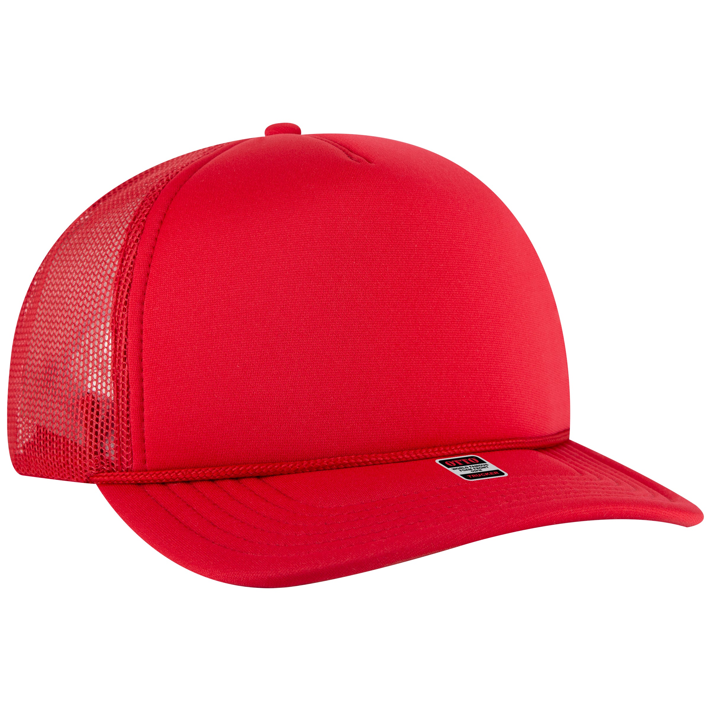 3931-1 OTTO CAP 5 Panel High Crown Mesh Back Trucker Hat