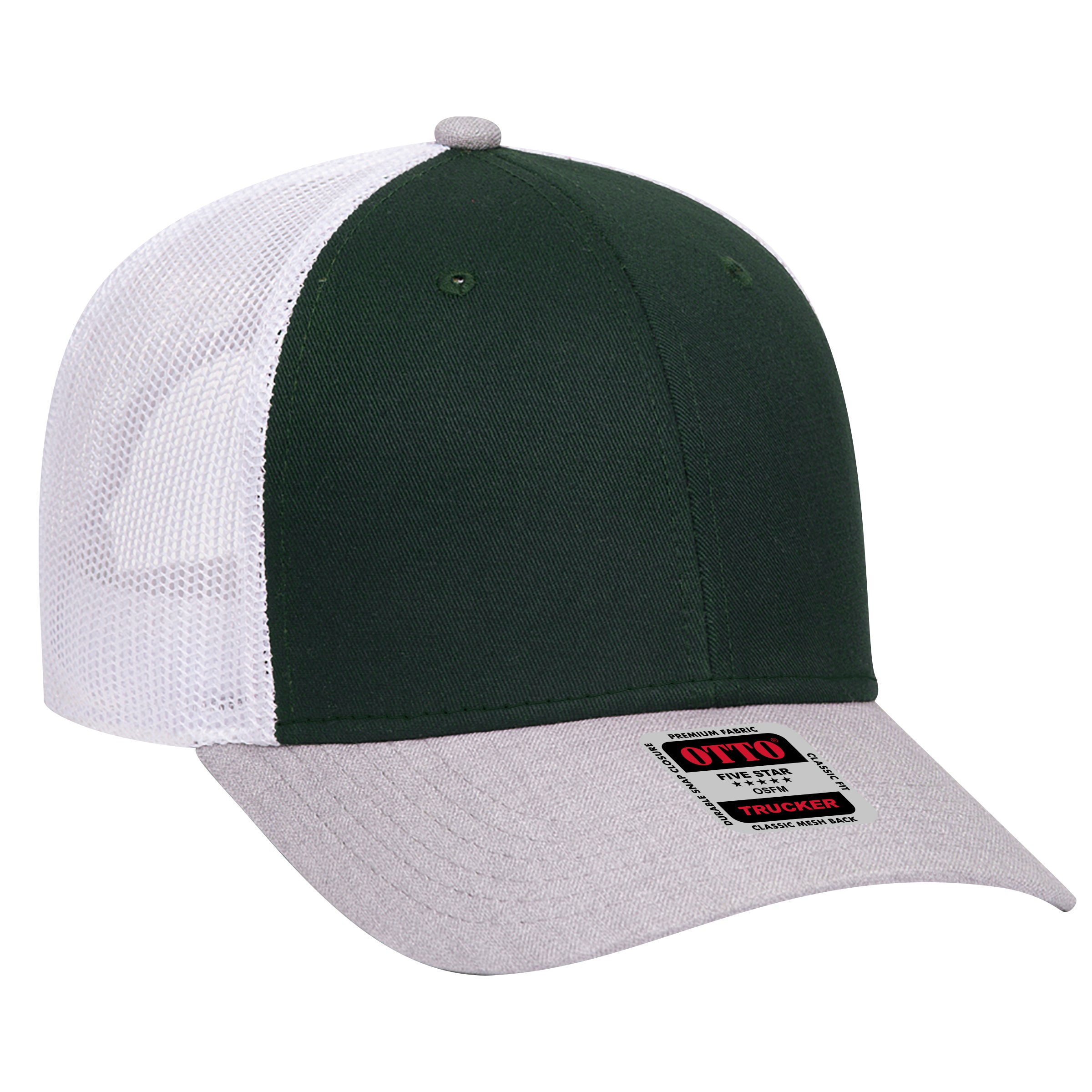 83-1239 OTTO CAP 6 Panel Low Profile Mesh Back Trucker Hat