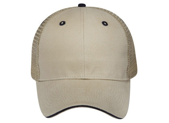 84-482 OTTO CAP 6 Panel Low Profile Mesh Back Trucker Hat