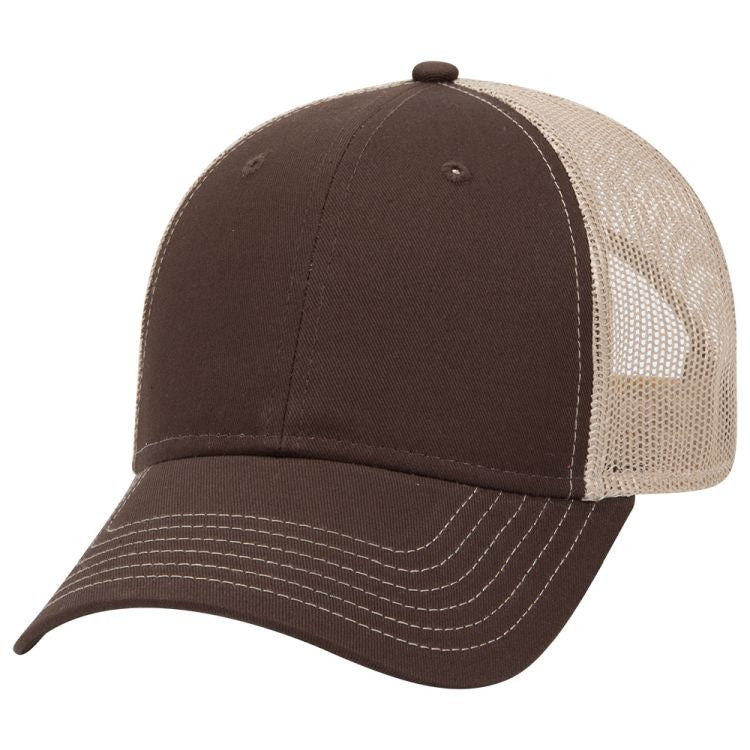 83-1239 OTTO CAP 6 Panel Low Profile Mesh Back Trucker Hat