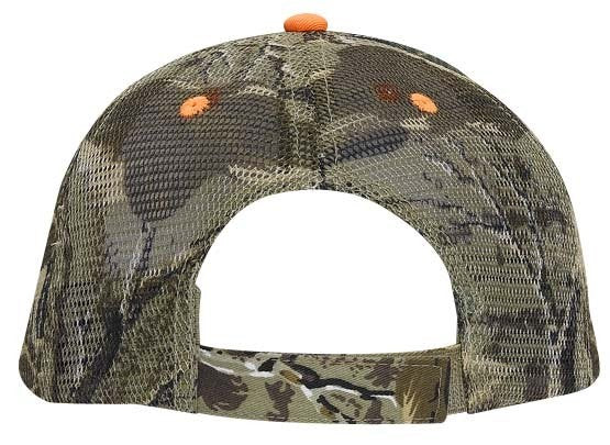 106-752 OTTO CAP Camouflage 6 Panel Low Profile Mesh Back Trucker Hat