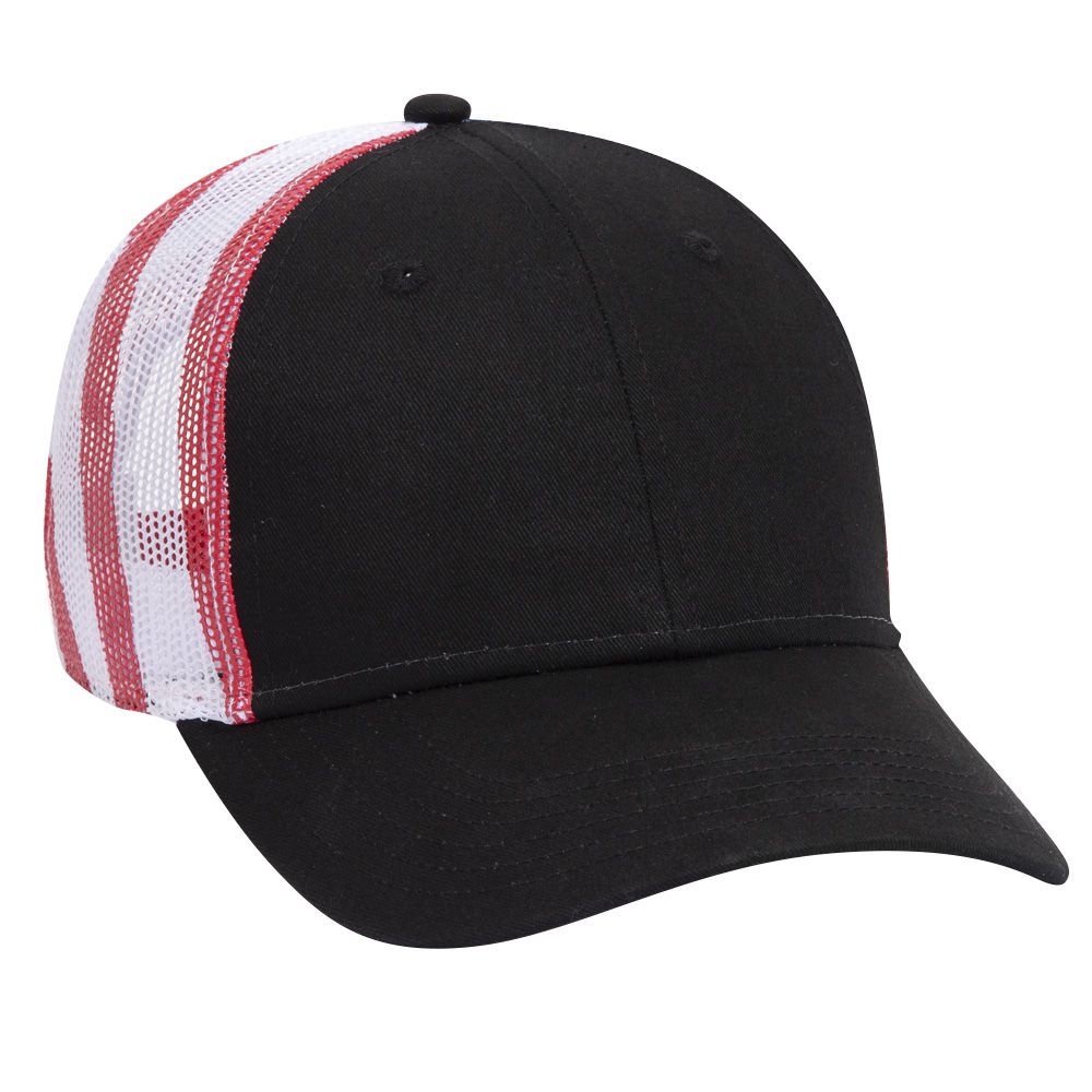 88-1280 OTTO CAP 6 Panel Low Profile Mesh Back Trucker Hat