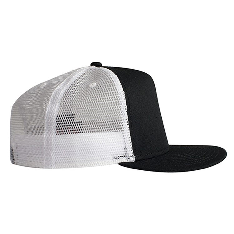 154-1124 OTTO CAP "OTTO SNAP" 5 Panel Mid Profile Mesh Back Trucker Snapback Hat