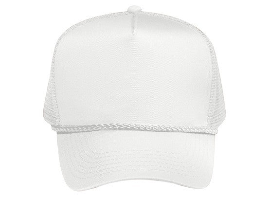 39-071 OTTO CAP 5 Panel Mid Profile Mesh Back Trucker Hat