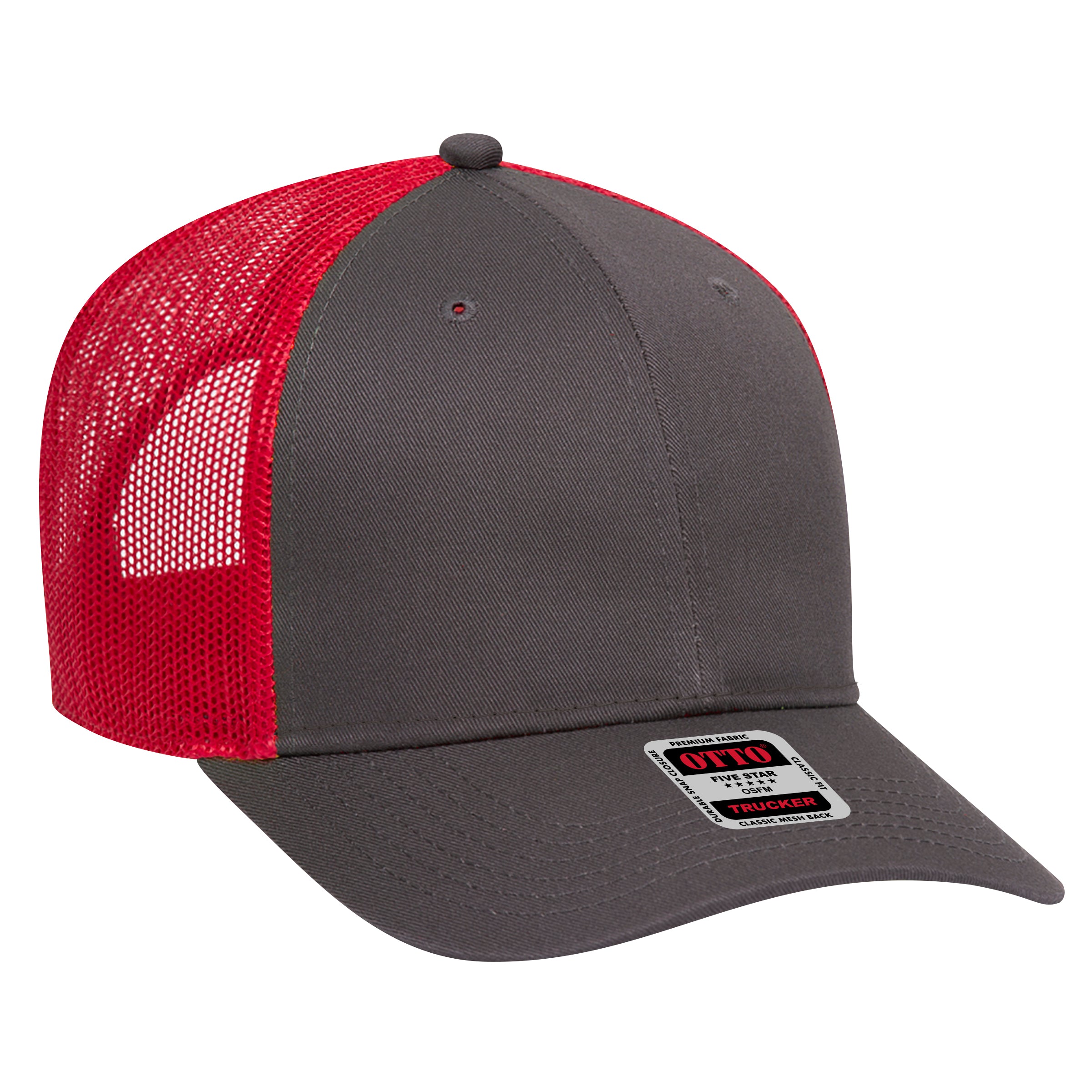 83-473 OTTO CAP 6 Panel Low Profile Mesh Back Trucker Hat