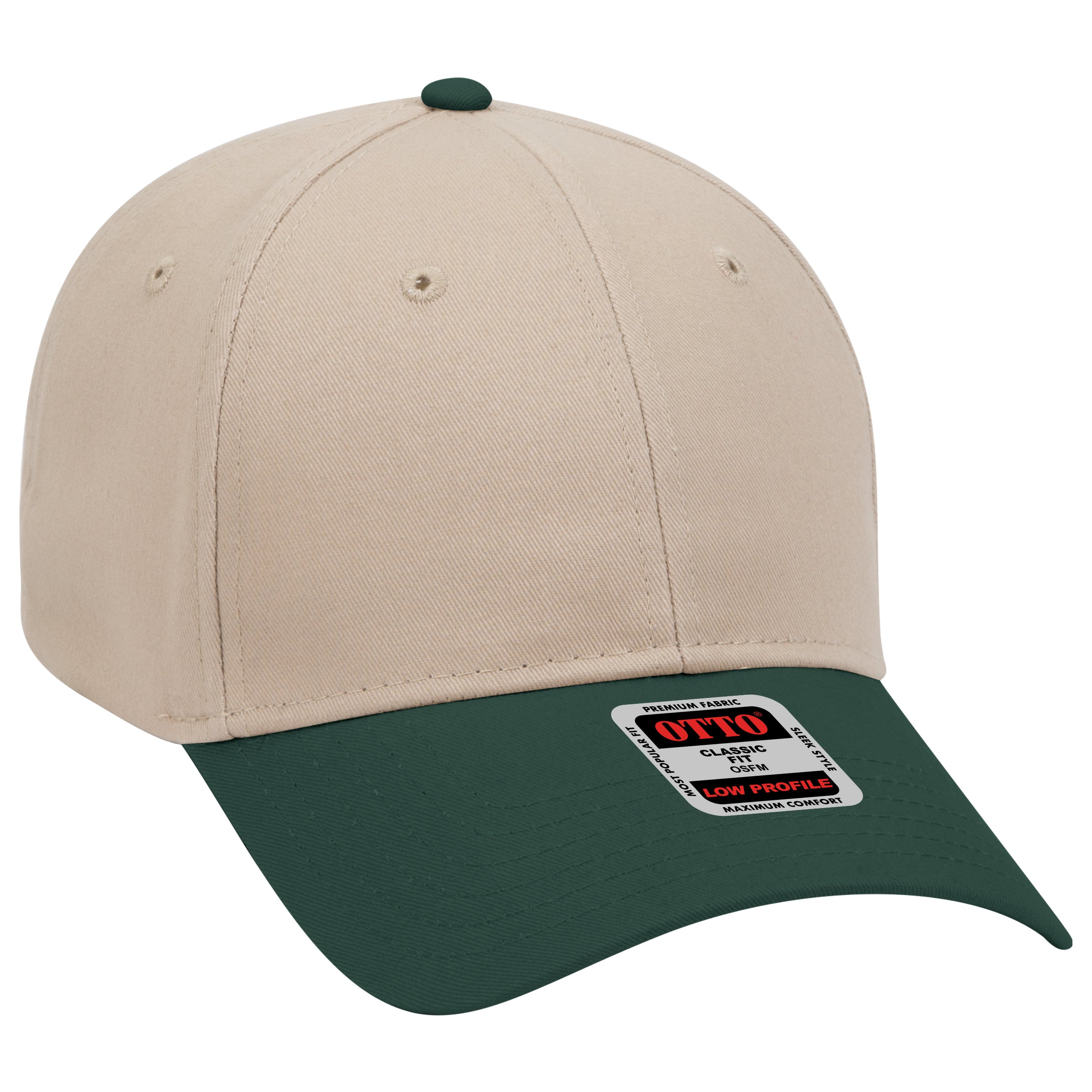19-503 OTTO CAP 6 Panel Low Profile Baseball Cap