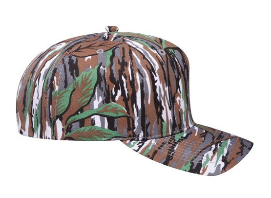 44-051 OTTO CAP Camouflage 6 Panel Mid Profile Baseball Cap