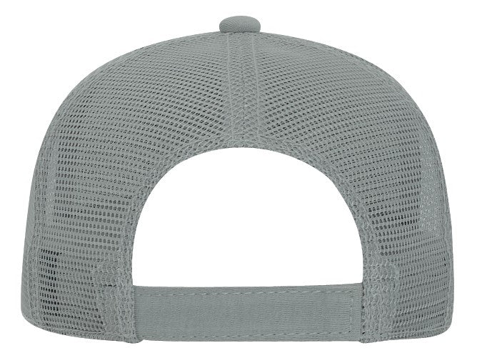 32-934 OTTO CAP 5 Panel Mid Profile Mesh Back Trucker Hat