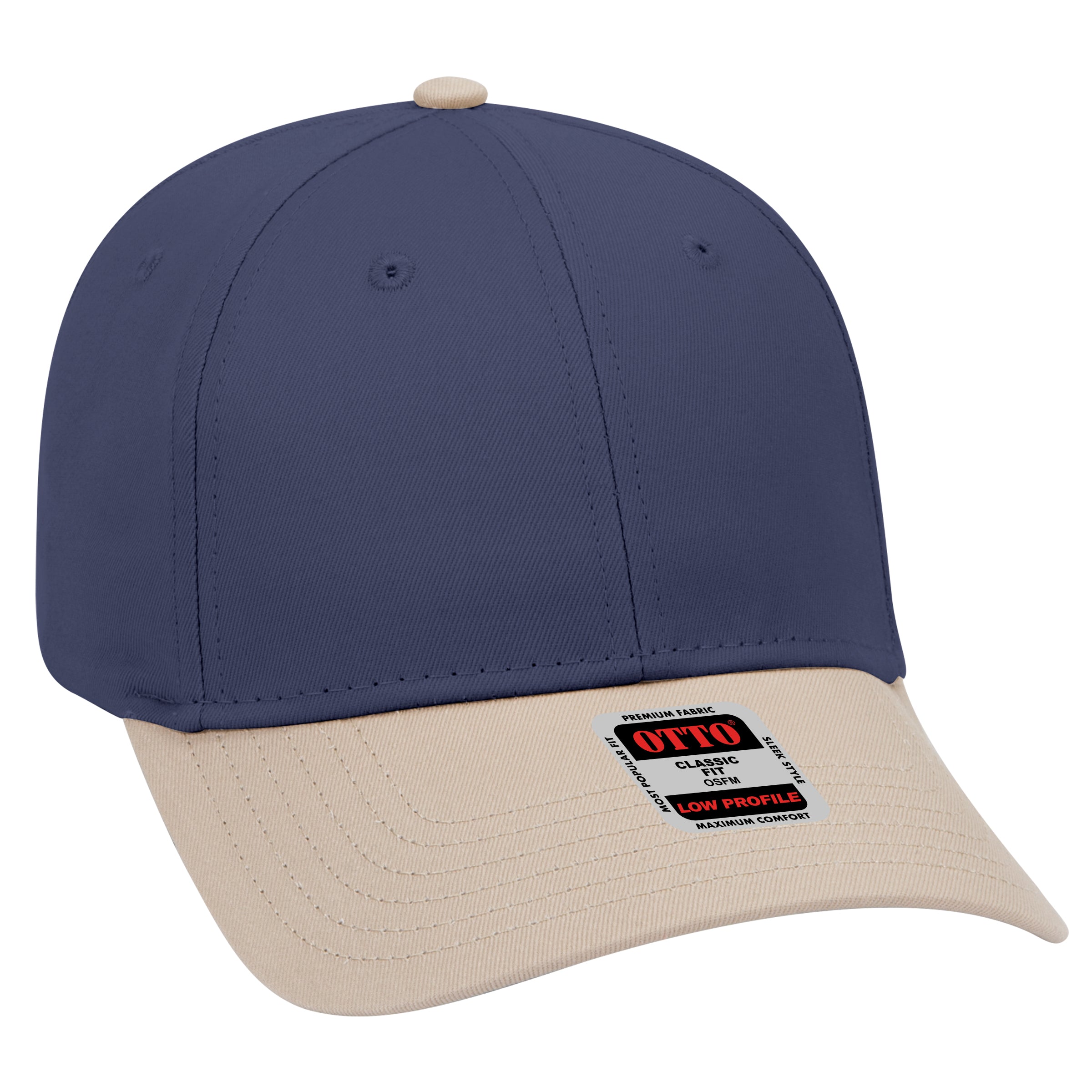 19-536 OTTO CAP 6 Panel Low Profile Baseball Cap