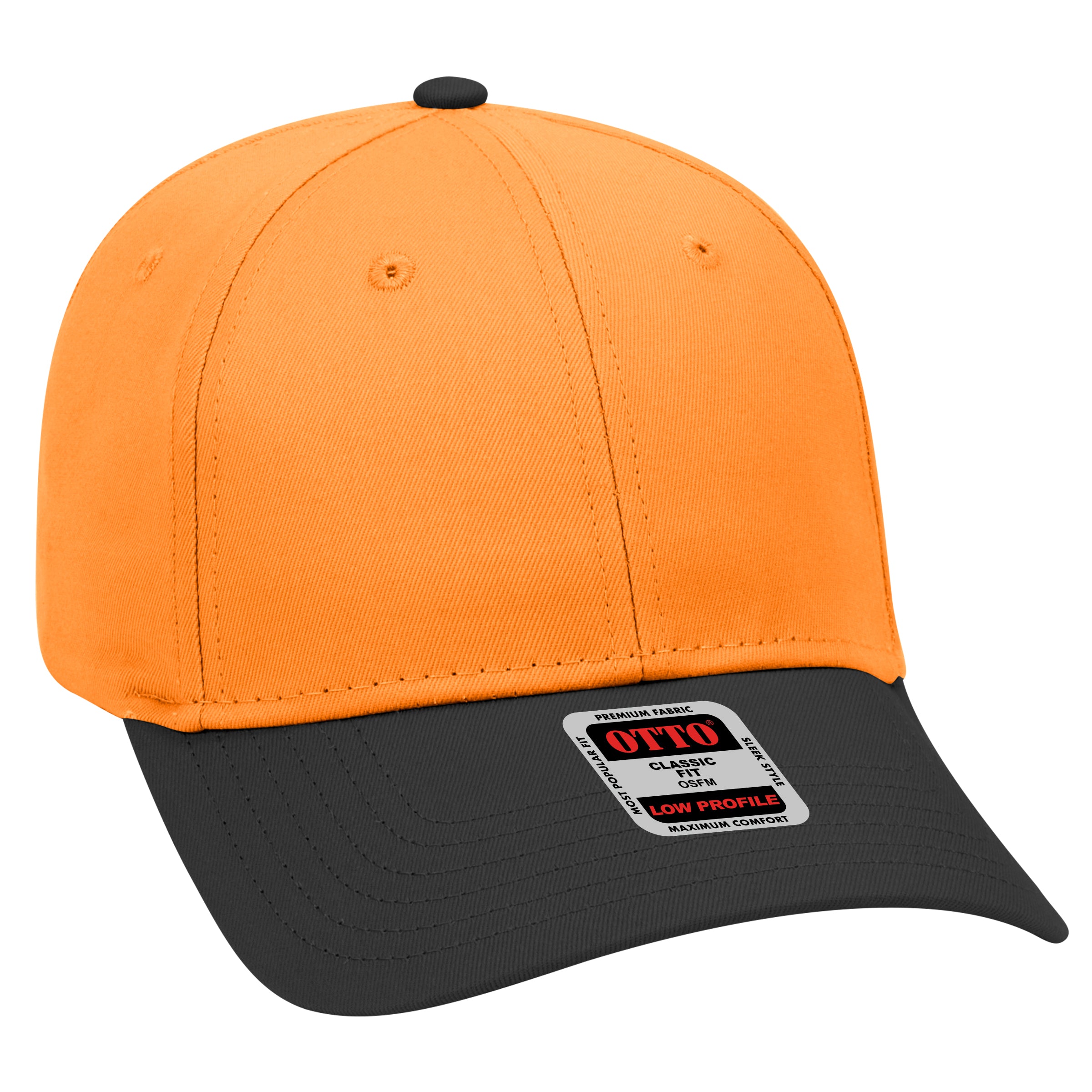 19-536 OTTO CAP 6 Panel Low Profile Baseball Cap