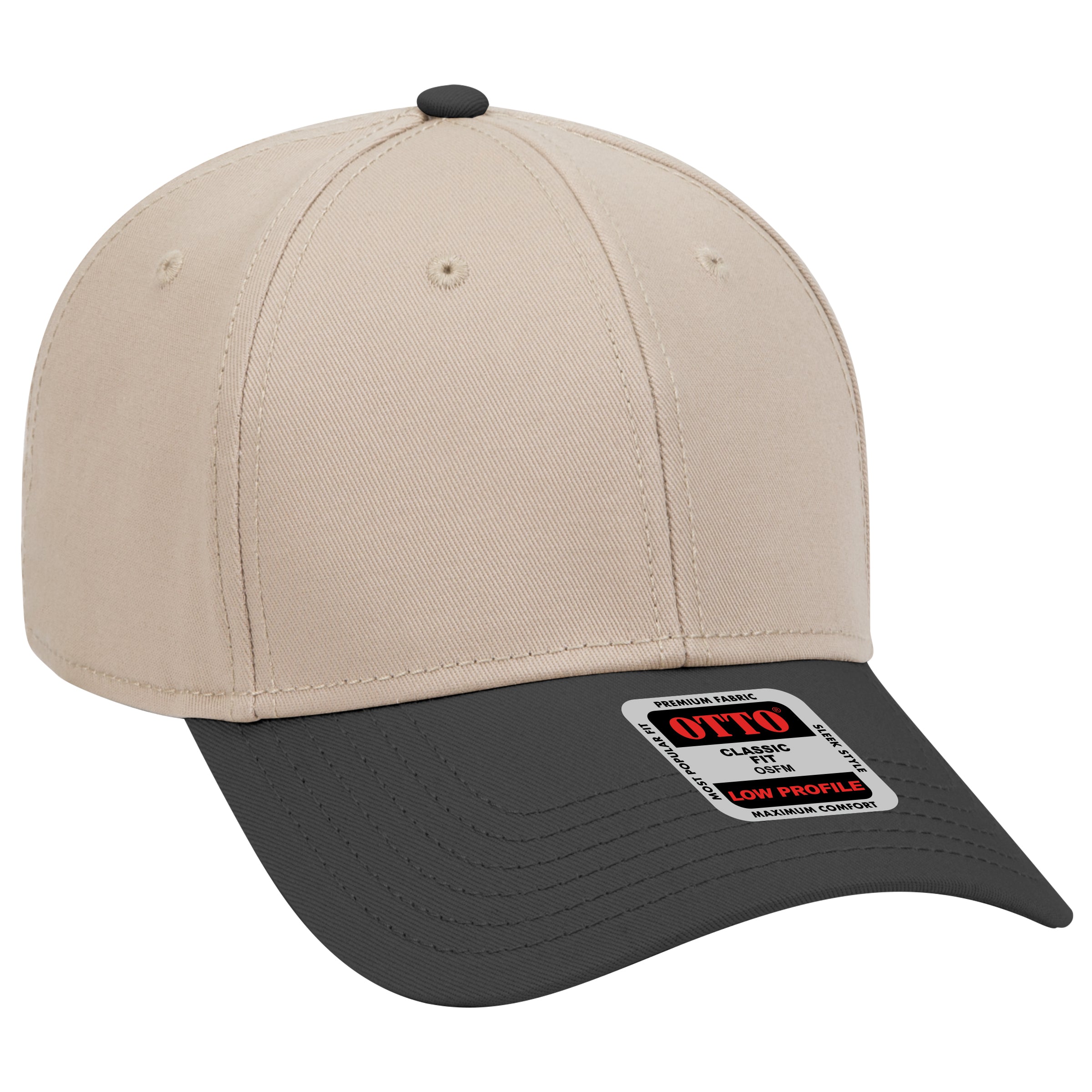 19-768 OTTO CAP 6 Panel Low Profile Baseball Cap