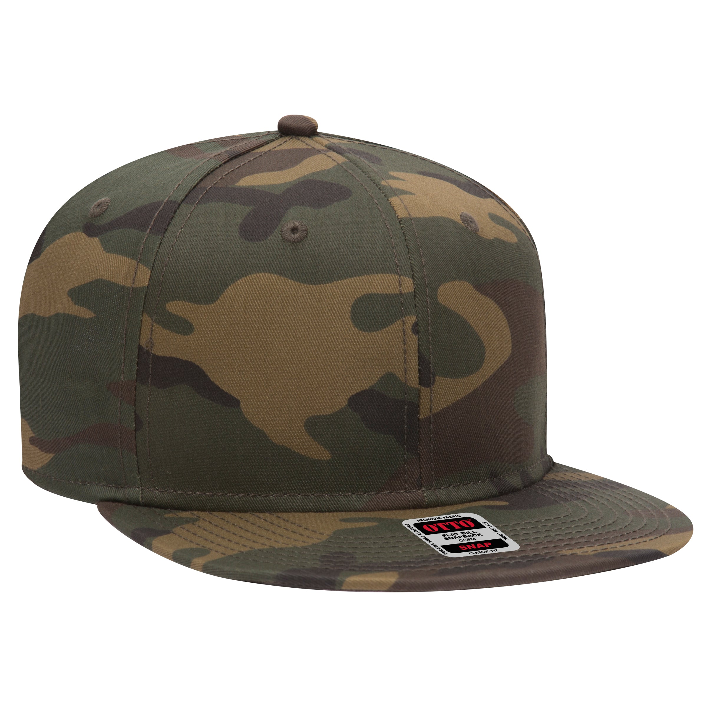 125-1038 OTTO CAP "OTTO SNAP" 6 Panel Mid Profile Snapback Hat