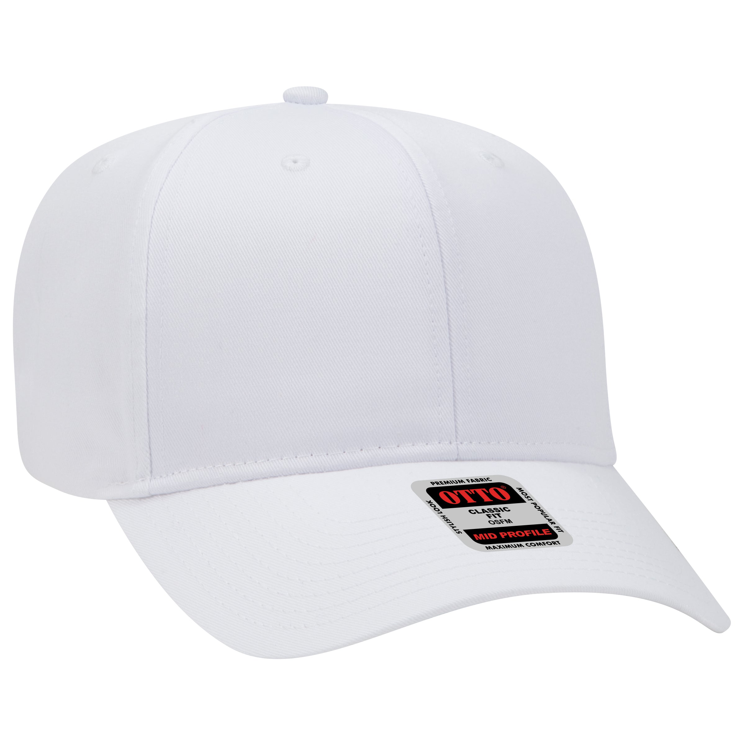 27-079 OTTO CAP 6 Panel Mid Profile Baseball Cap