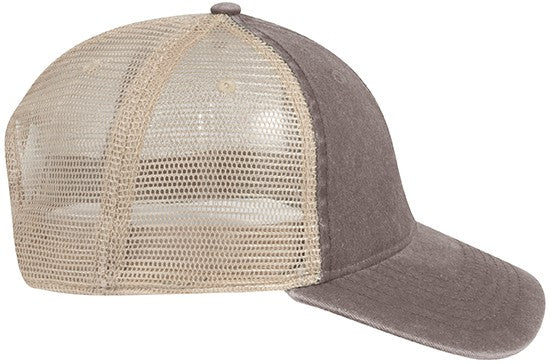 121-1202 OTTO CAP "OTTO COMFY FIT" 6 Panel Low Profile Mesh Back Trucker Hat