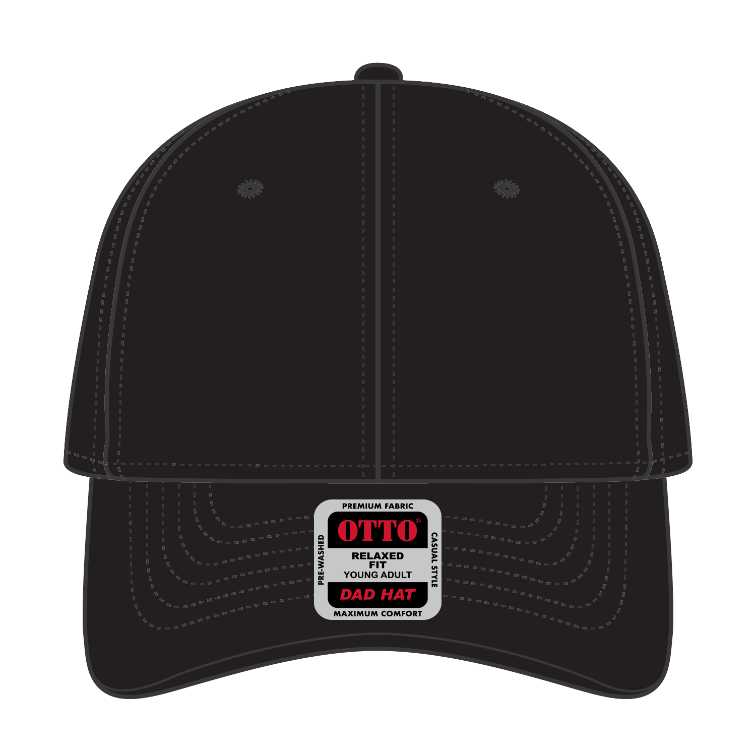 18-772 OTTO CAP 6 Panel Low Profile Dad Hat