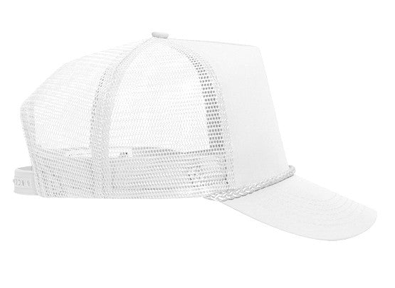 39-071 OTTO CAP 5 Panel Mid Profile Mesh Back Trucker Hat