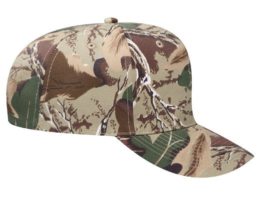 44-051 OTTO CAP Camouflage 6 Panel Mid Profile Baseball Cap