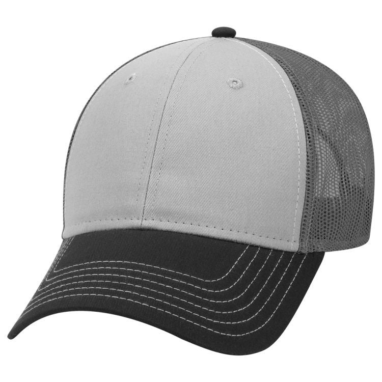 83-1239 OTTO CAP 6 Panel Low Profile Mesh Back Trucker Hat