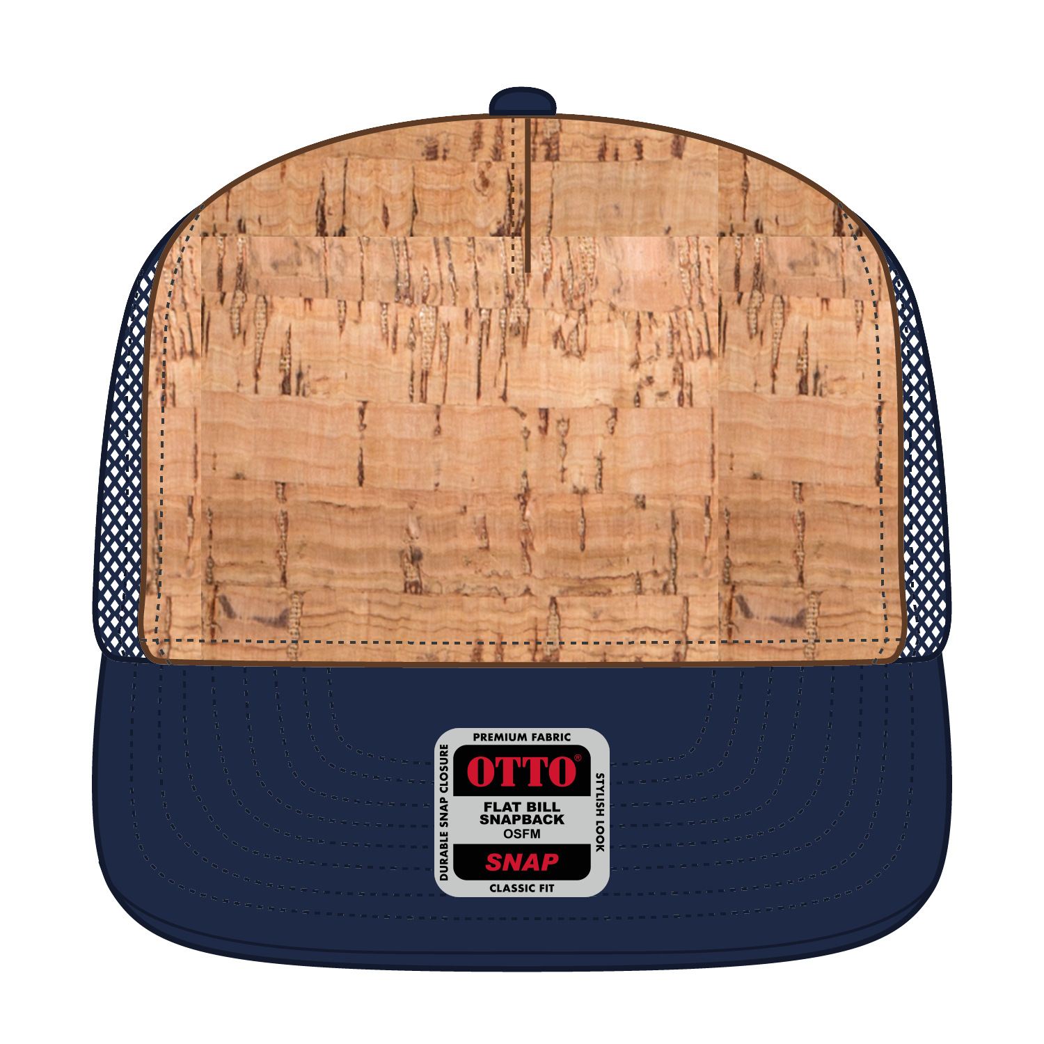 154-1174 OTTO CAP "OTTO SNAP" 5 Panel Pro Style Mesh Back Trucker Snapback Hat