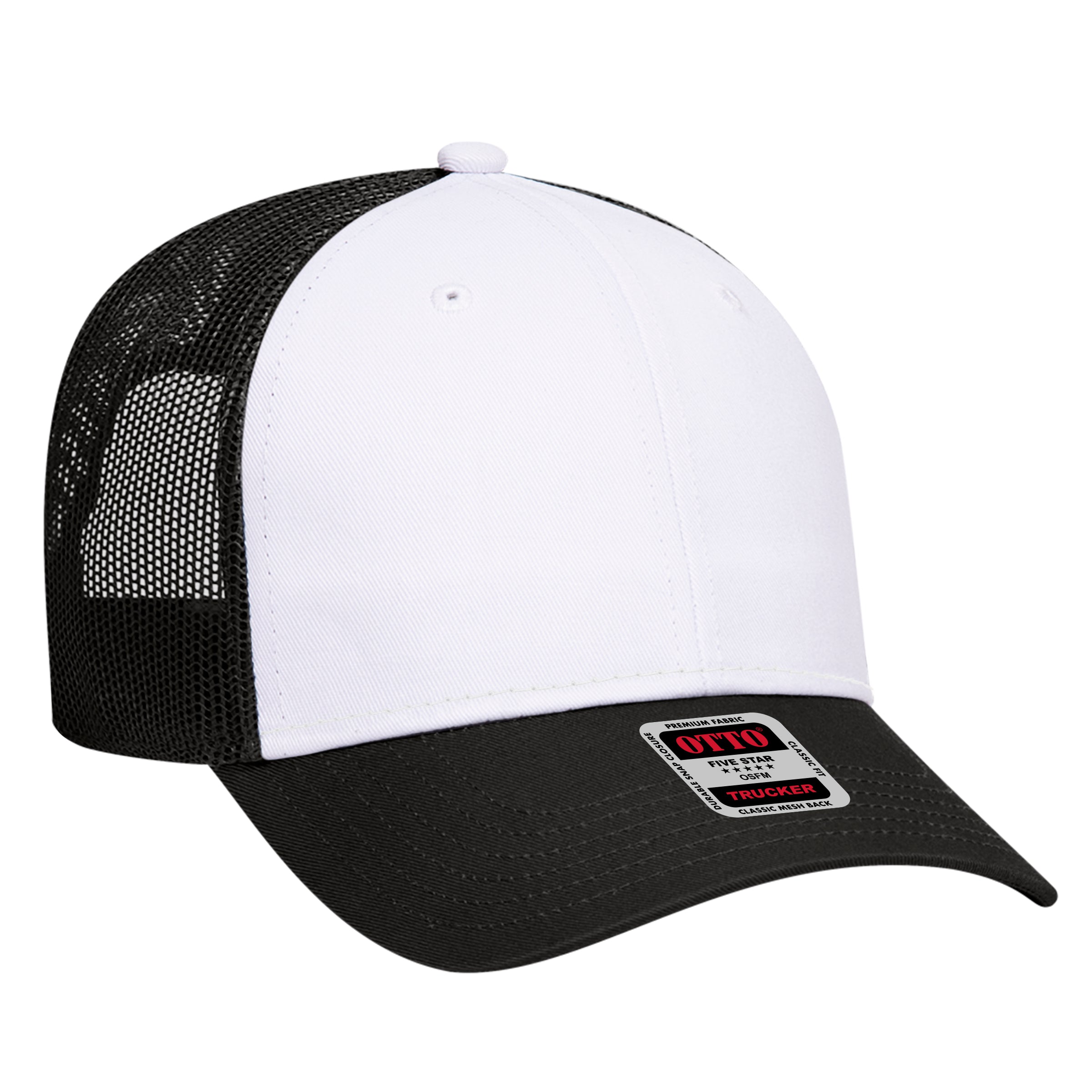 83-473 OTTO CAP 6 Panel Low Profile Mesh Back Trucker Hat