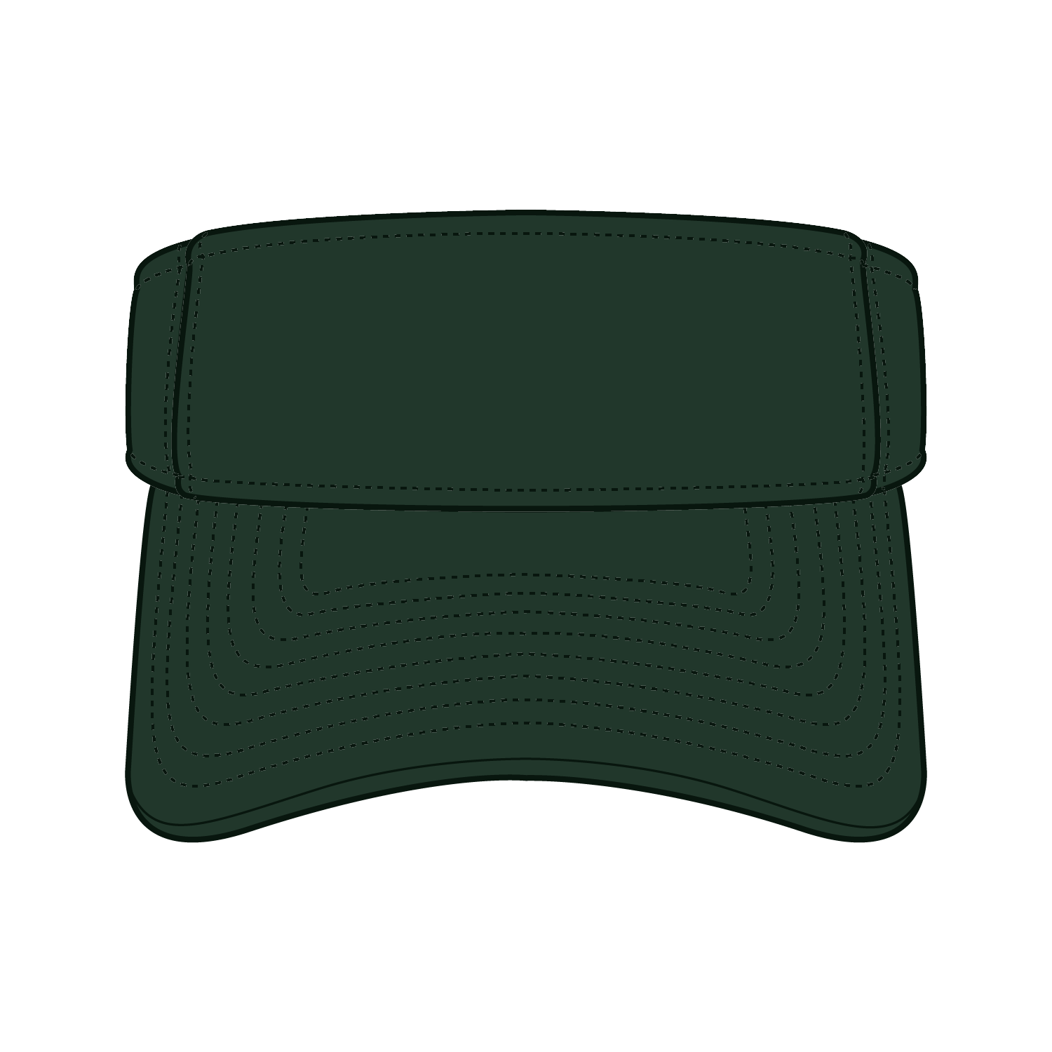 15-279 OTTO CAP "OTTO FLEX" Sun Visor