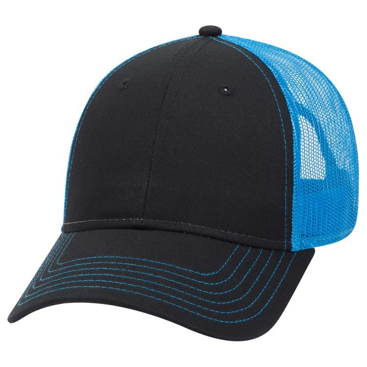 83-1239 OTTO CAP 6 Panel Low Profile Mesh Back Trucker Hat