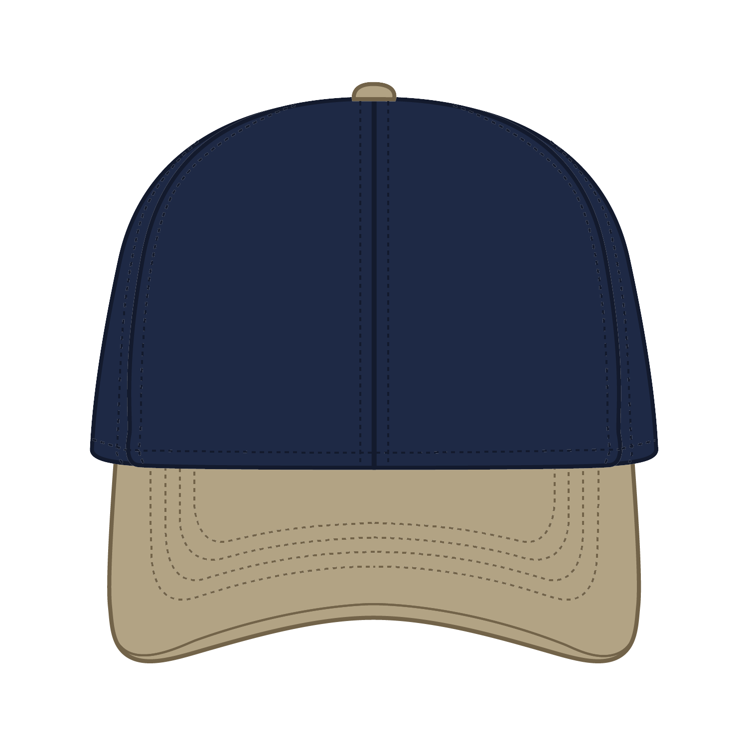 69-291 OTTO CAP 4 Panel Ponytail Cap
