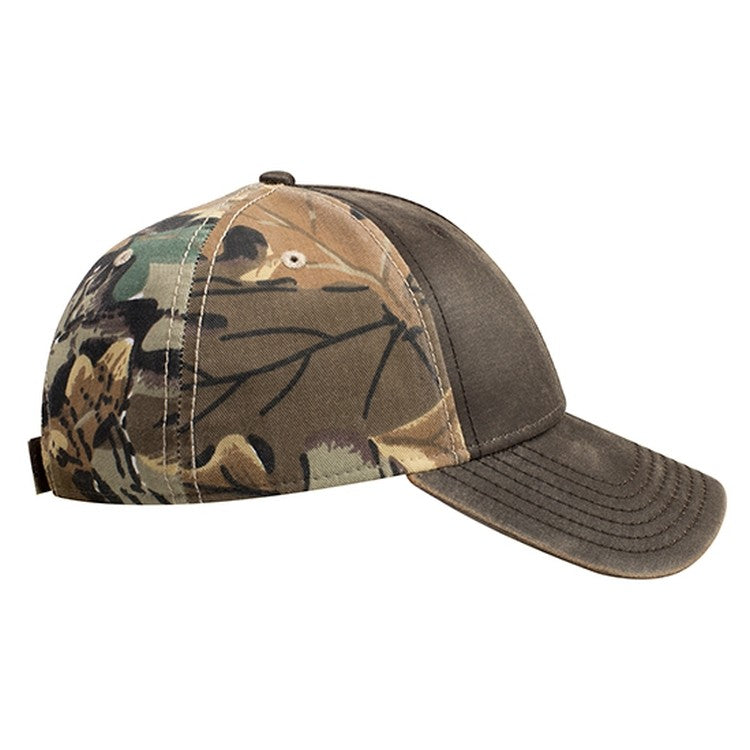 78-1130 OTTO CAP Camouflage 6 Panel Low Profile Baseball Cap