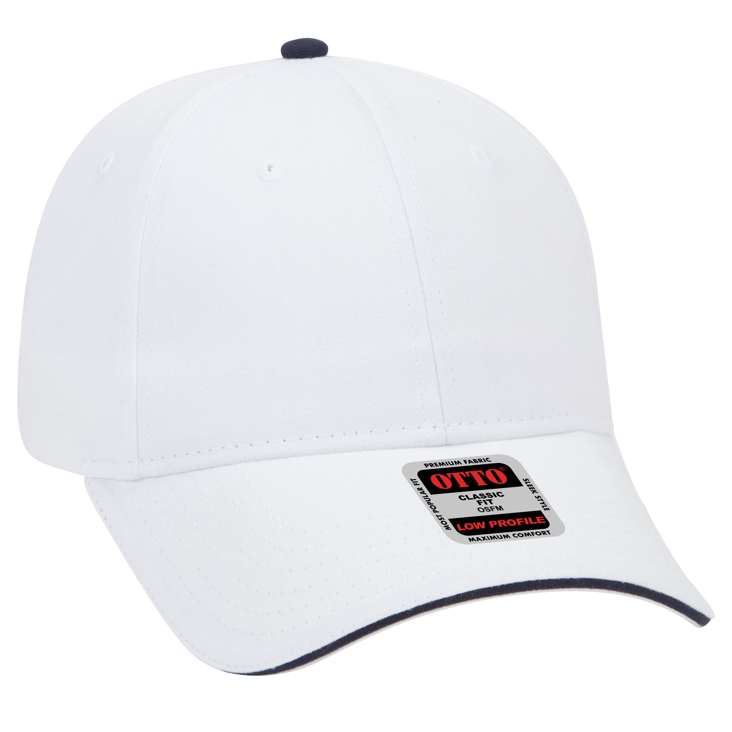 23-430 OTTO CAP 6 Panel Low Profile Baseball Cap