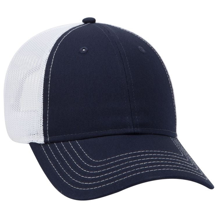 83-1239 OTTO CAP 6 Panel Low Profile Mesh Back Trucker Hat