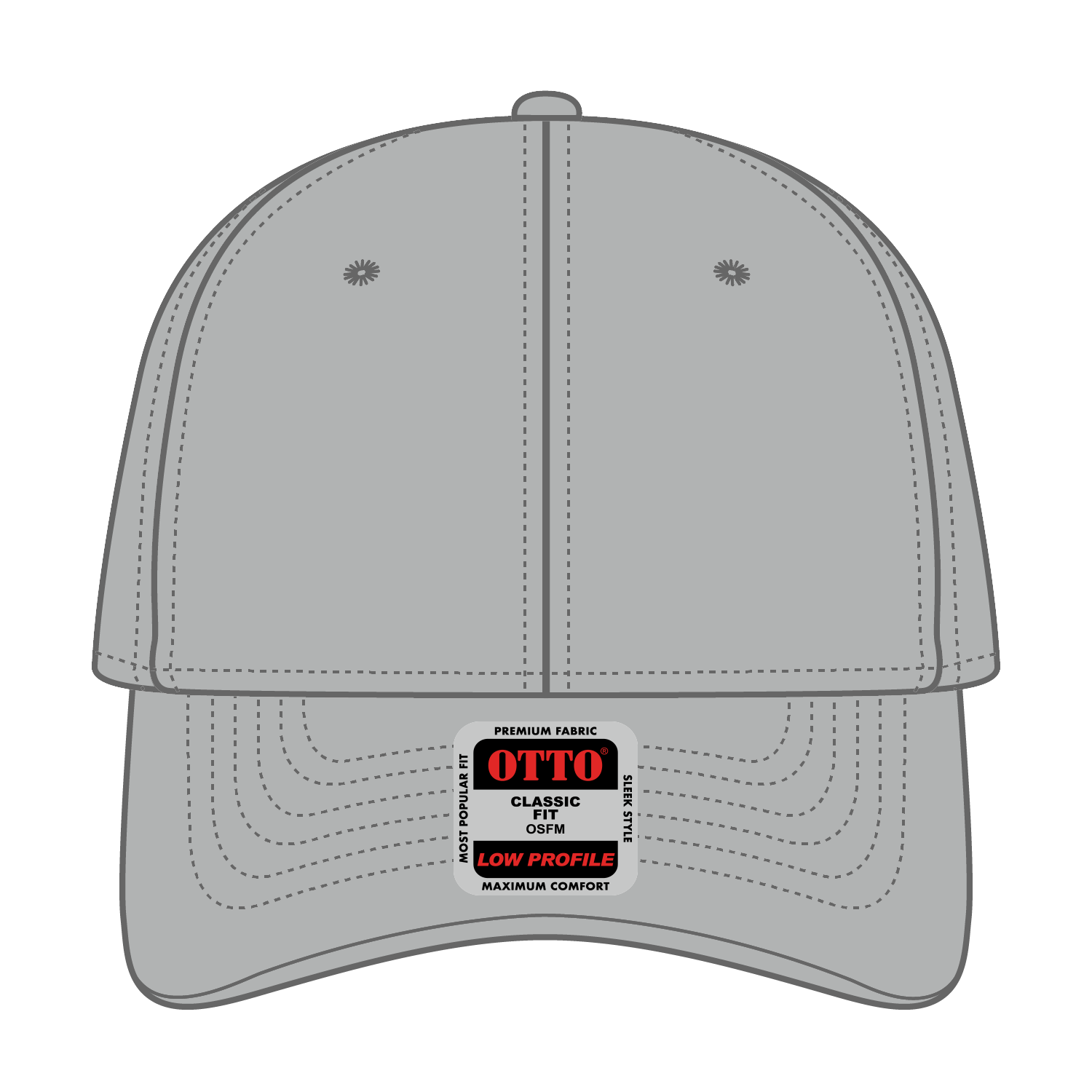 19-1277 OTTO CAP 6 Panel Low Profile Baseball Cap