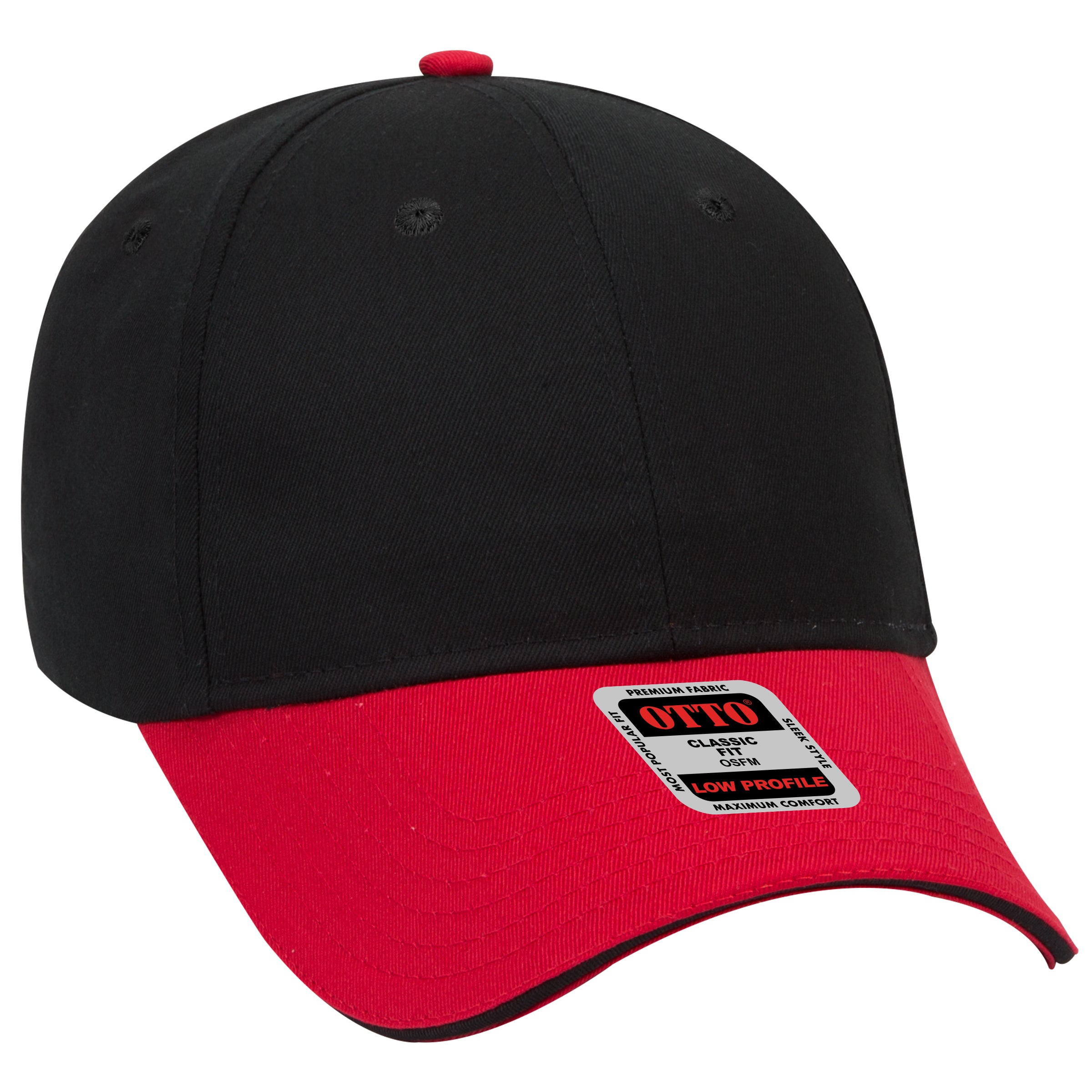 23-434 OTTO CAP 6 Panel Low Profile Baseball Cap