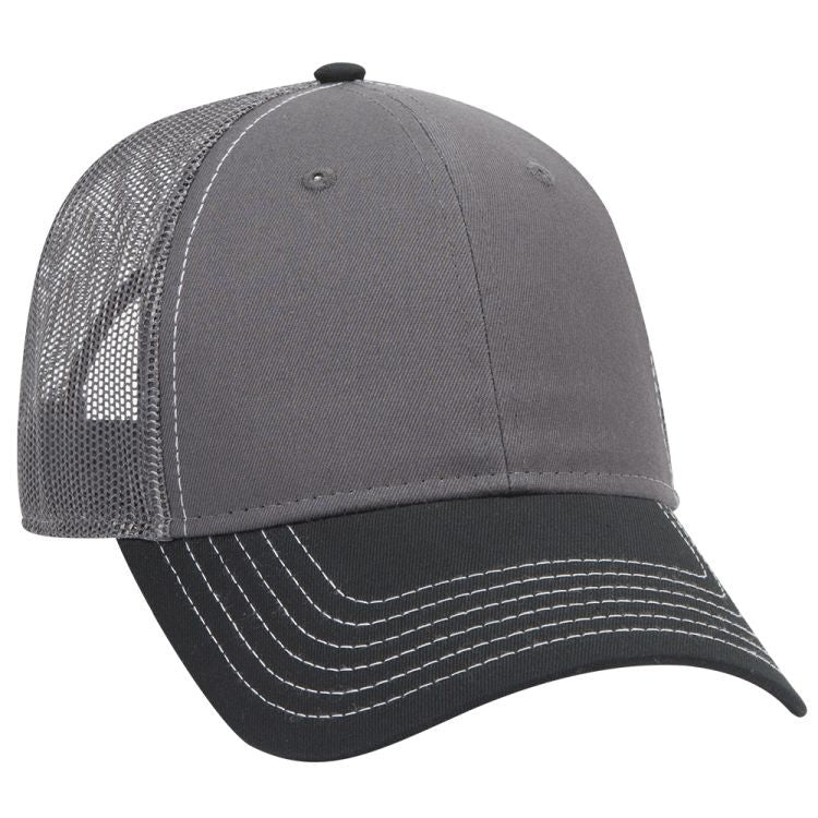 83-1239 OTTO CAP 6 Panel Low Profile Mesh Back Trucker Hat