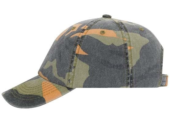 103-713 OTTO CAP Camouflage 6 Panel Low Profile Baseball Cap