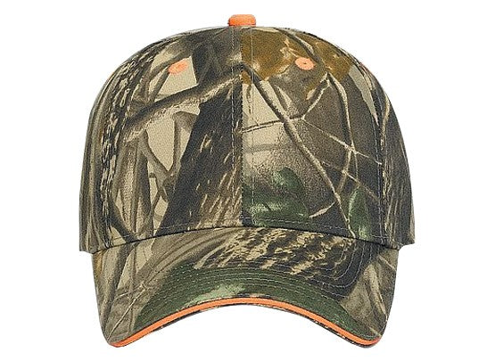 71-841 OTTO CAP Camouflage 6 Panel Low Profile Baseball Cap