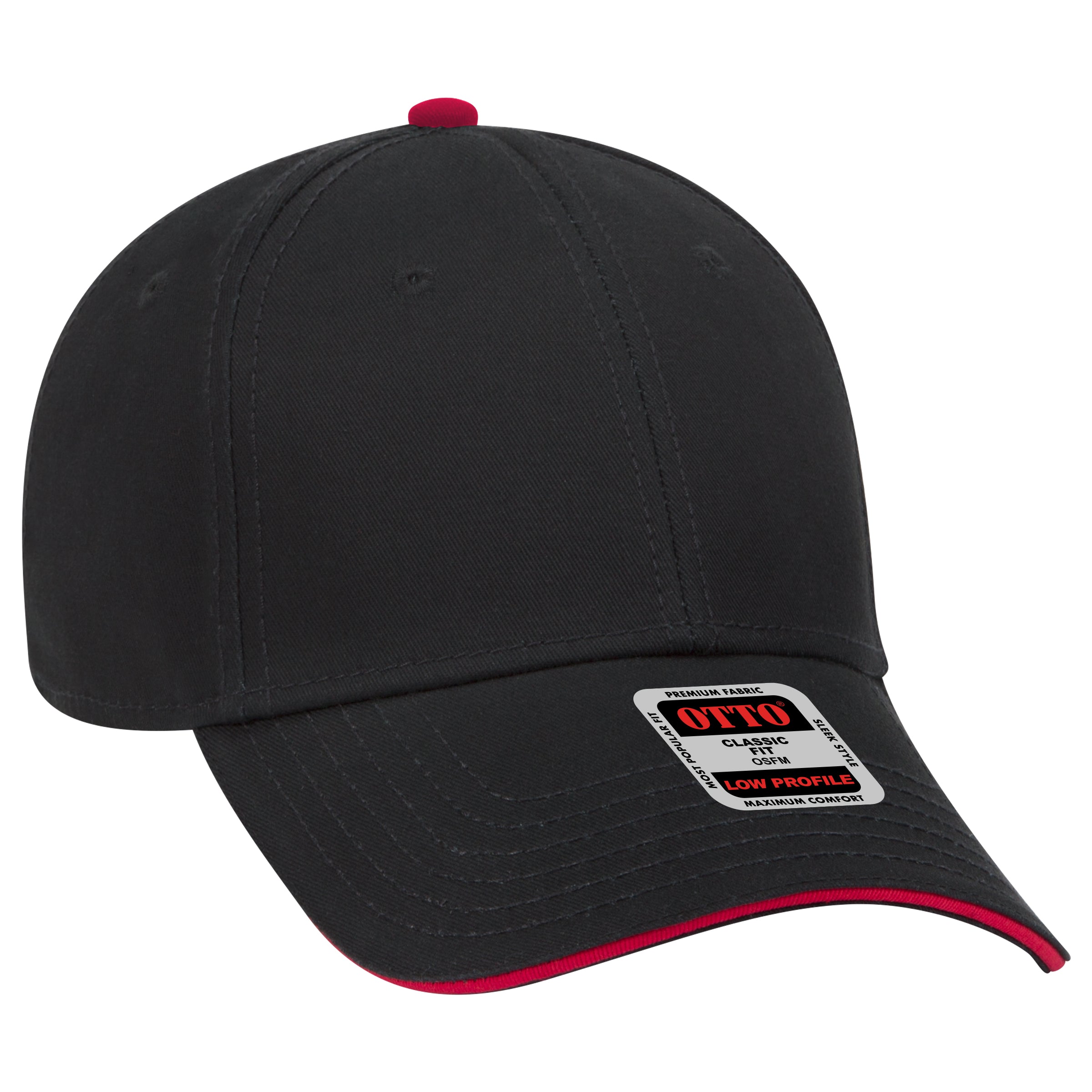 23-766 OTTO CAP 6 Panel Low Profile Baseball Cap