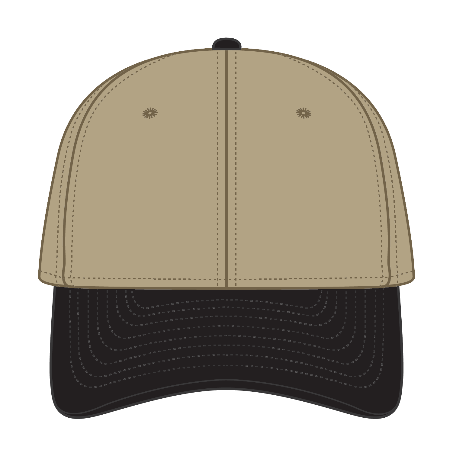 10-275 OTTO CAP "OTTO FLEX" 6 Panel Low Profile Dad Hat