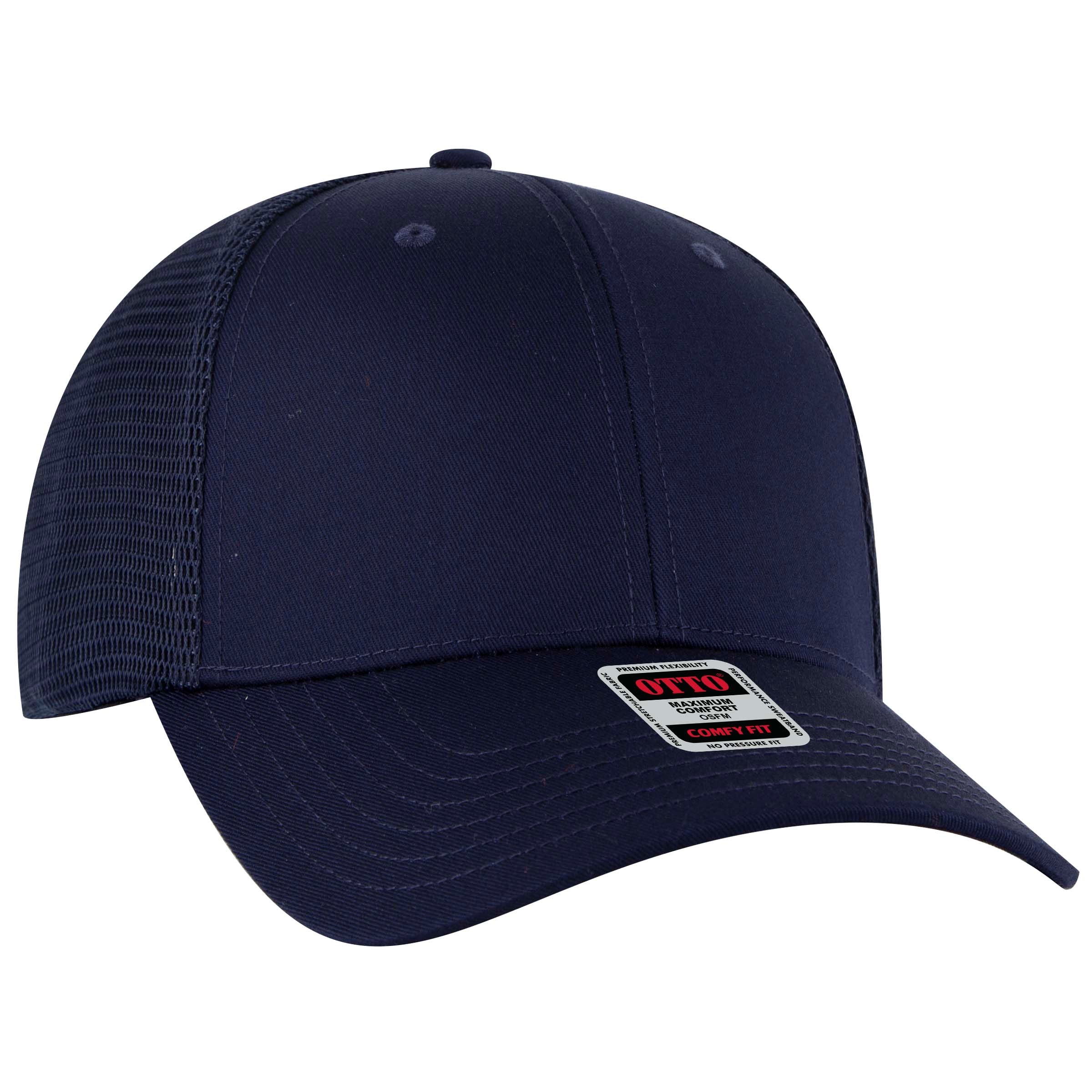 83-2 OTTO CAP "OTTO COMFY FIT" 6 Panel Low Profile Mesh Back Trucker Hat