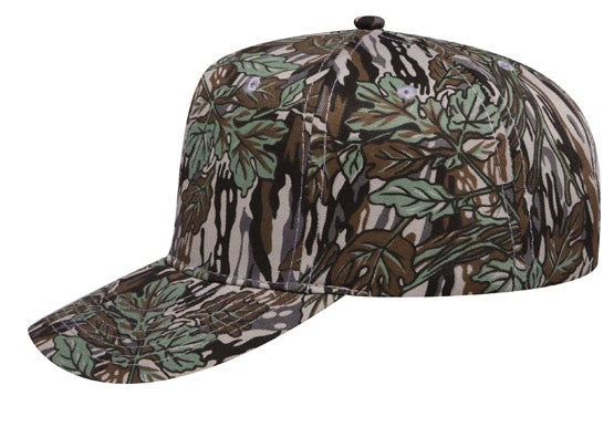 44-051 OTTO CAP Camouflage 6 Panel Mid Profile Baseball Cap