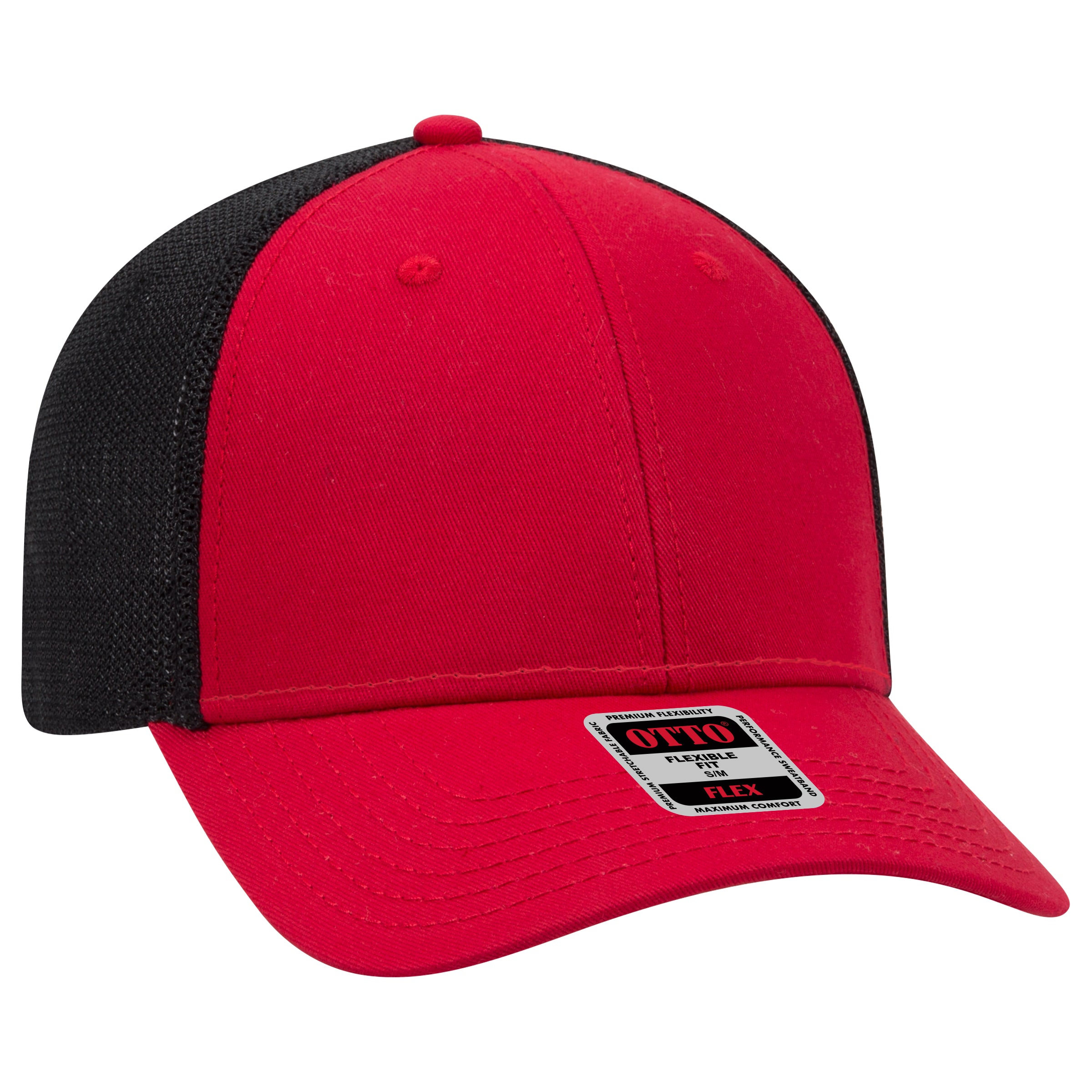 135-1230 OTTO CAP "OTTO FLEX" 6 Panel Low Profile Mesh Back Trucker Hat