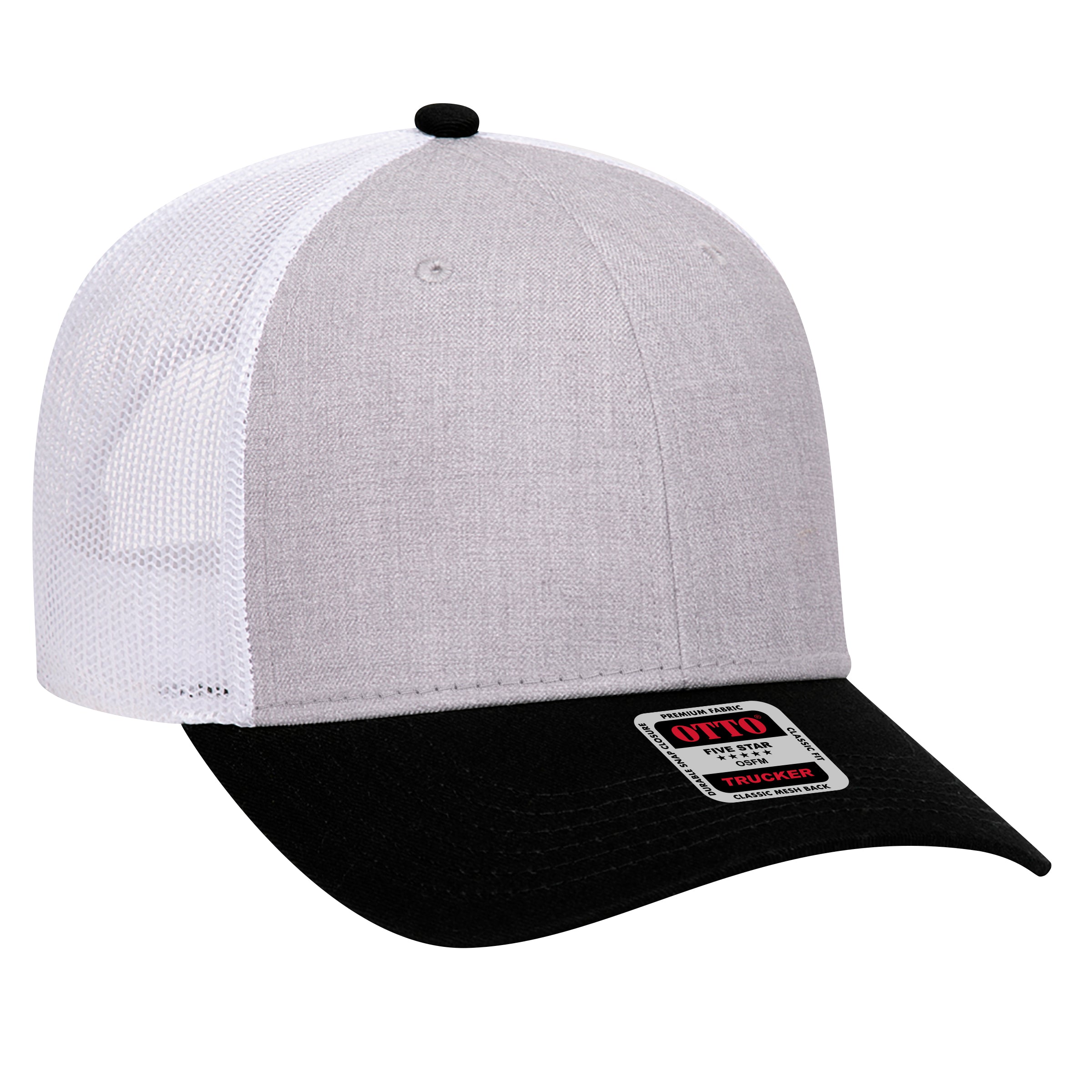 83-1239 OTTO CAP 6 Panel Low Profile Mesh Back Trucker Hat
