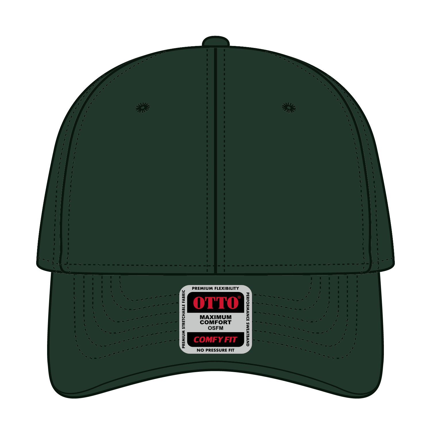 19-1227 OTTO CAP "OTTO COMFY FIT" 6 Panel Low Profile Baseball Cap