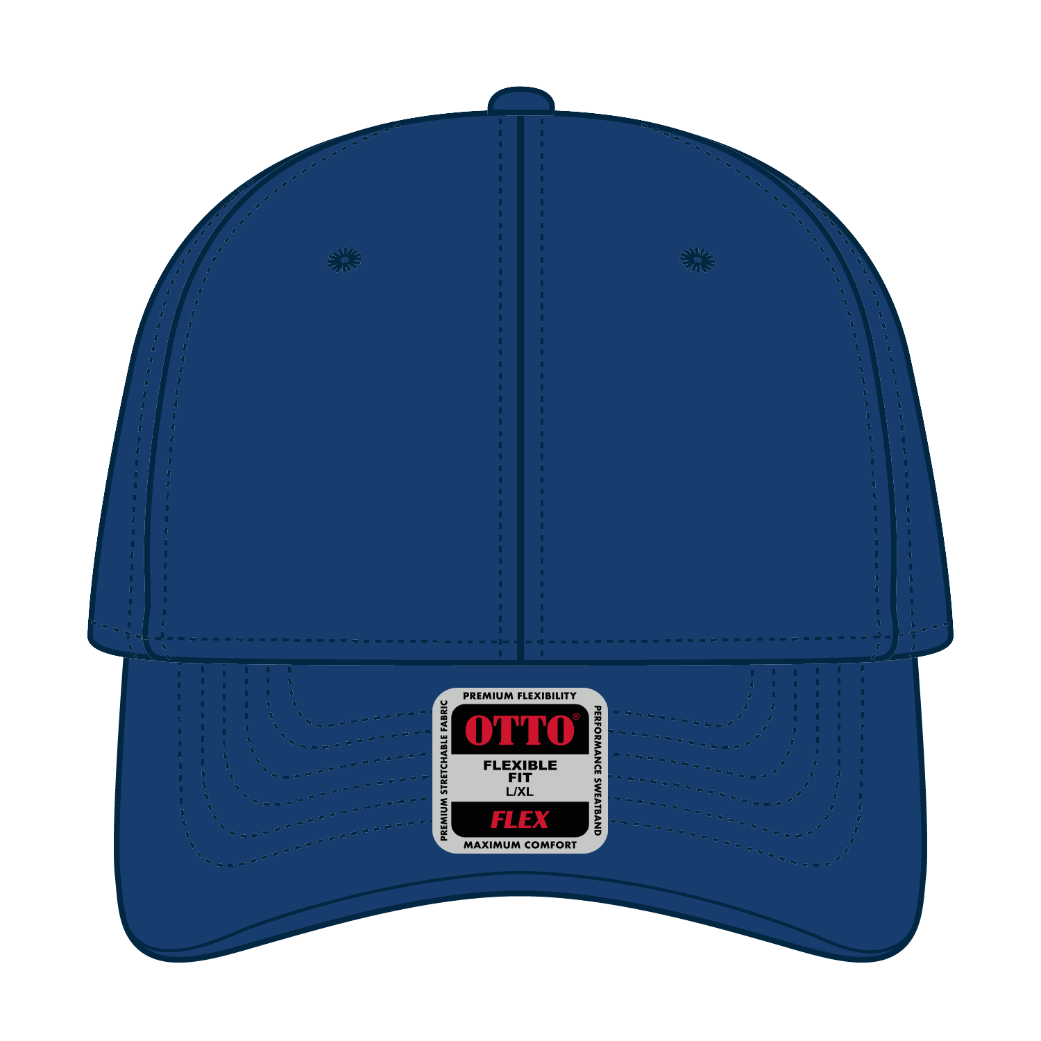 11-1167 OTTO CAP "OTTO FLEX" 6 Panel Low Profile Baseball Cap