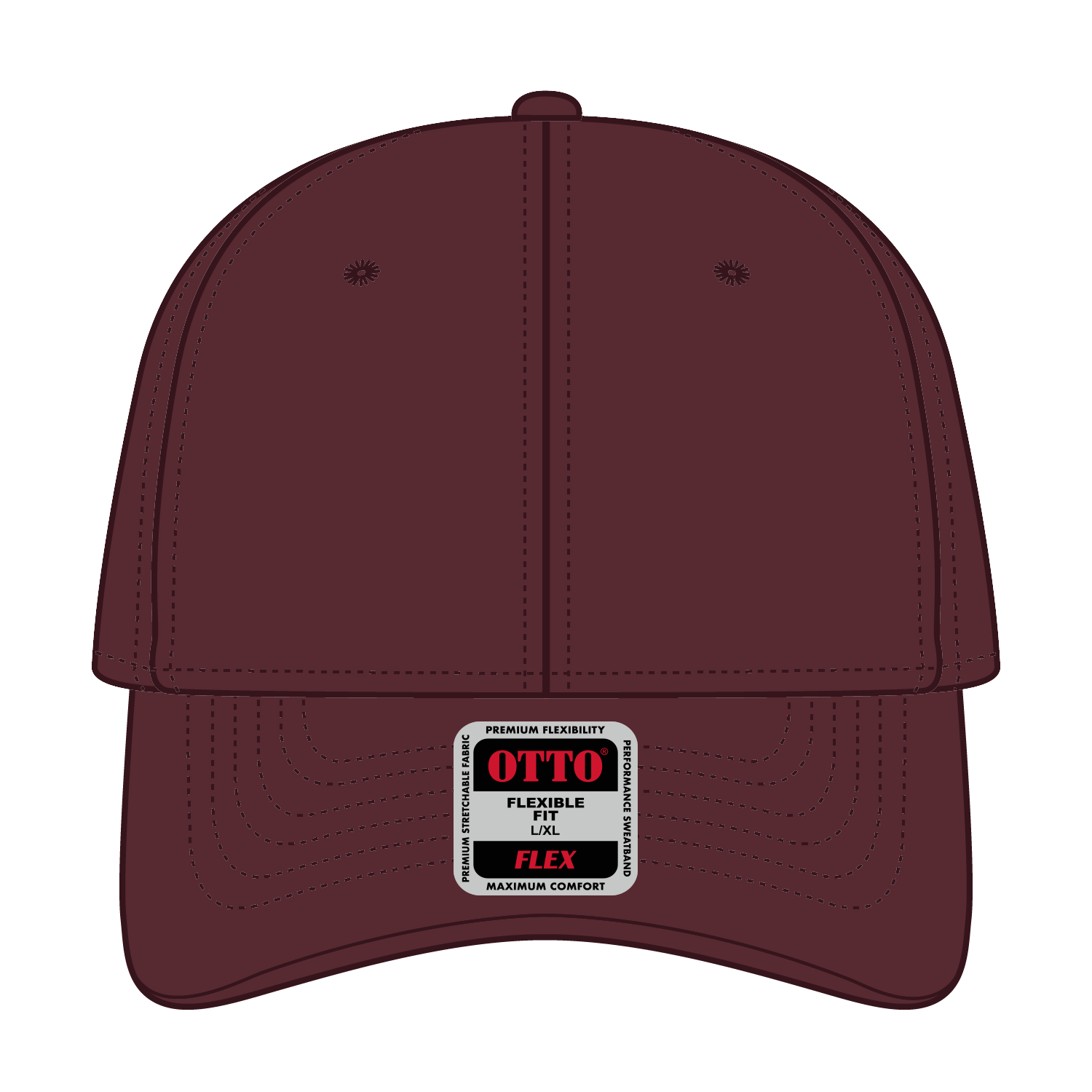 11-1167 OTTO CAP "OTTO FLEX" 6 Panel Low Profile Baseball Cap