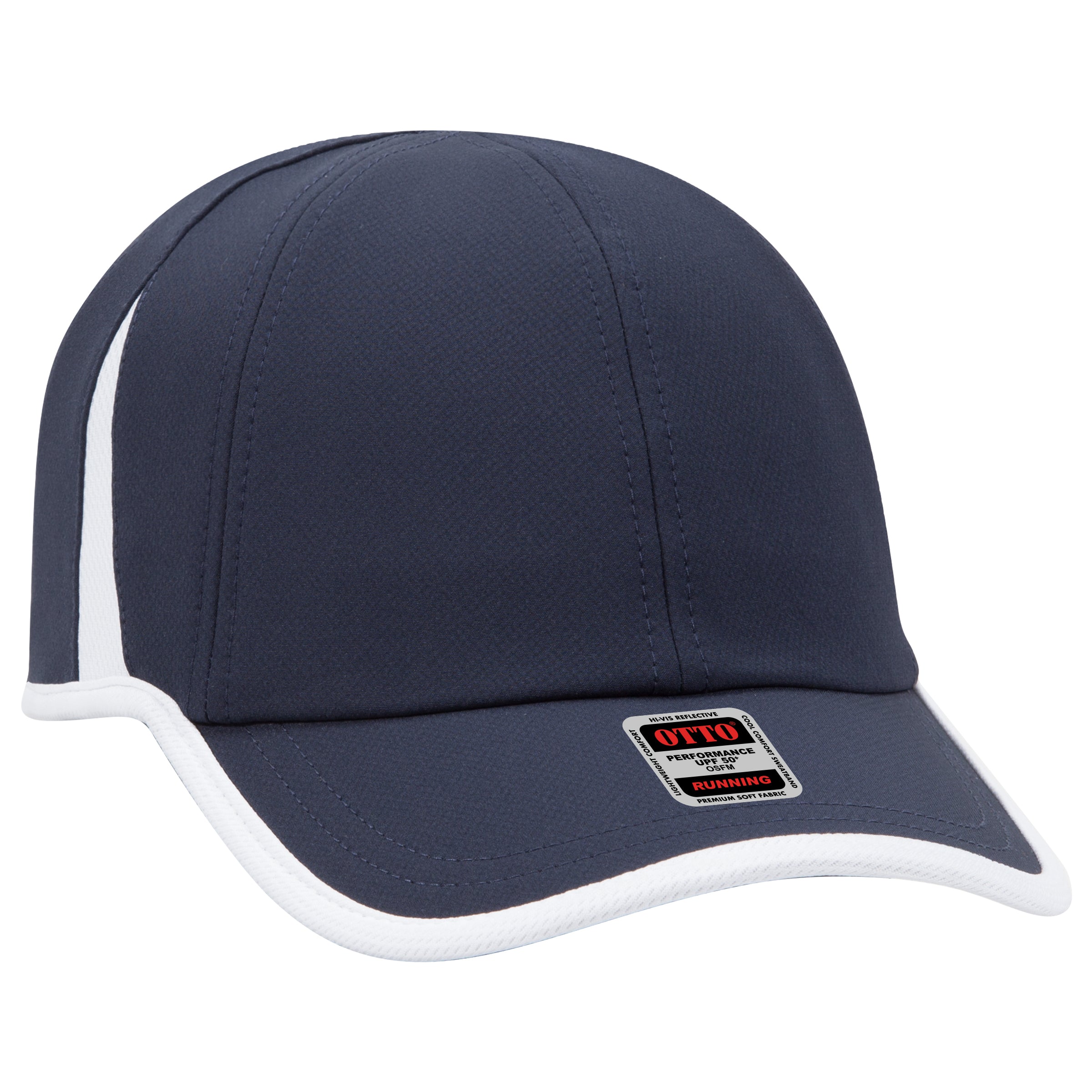 133-1254 OTTO CAP UPF 50+ 6 Panel Running Hat