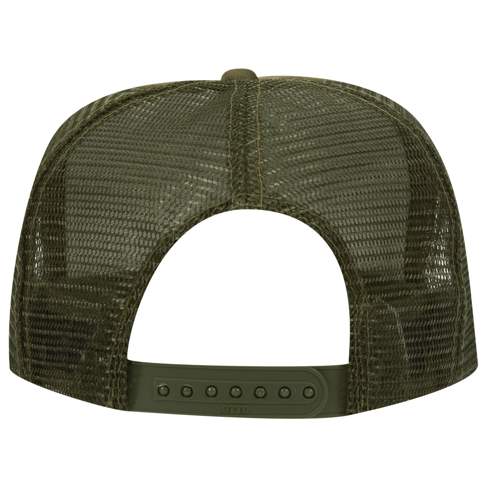 39-165 OTTO CAP 5 Panel High Crown Mesh Back Trucker Hat